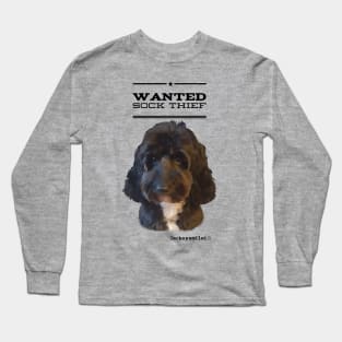 Cockapoo / Doodle Dog Sock Thief Long Sleeve T-Shirt